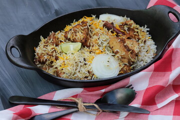 Meatless Biryani made of Jackfruit or Kathal, a delicacy for the vegetarian