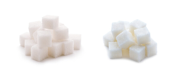 Sugar Cube on white background