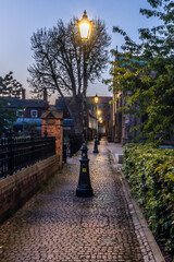 street lamp in the old town