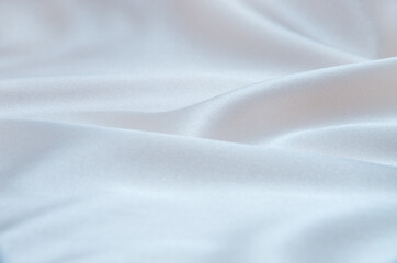 white satin fabric as background