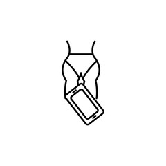 phone, sexual abuse line icon. Signs and symbols can be used for web, logo, mobile app, UI, UX