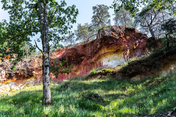 Fototapeta premium Colorado en Provence, terres d'ocres