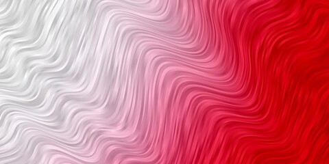 Light Red vector layout with curves. Colorful illustration with curved lines. Best design for your ad, poster, banner.