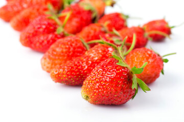 sweet strawberries. strawberries close-up. 
