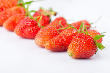 sweet strawberries. strawberries close-up. 
