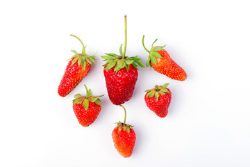 sweet strawberries. strawberries close-up. 