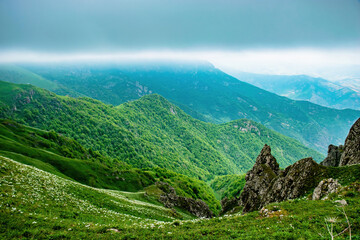 panorama of the mountains