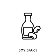 soy sauce icon vector. soy sauce icon vector symbol illustration. Modern simple vector icon for your design. soy sauce icon vector	