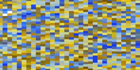 Light Blue, Yellow vector template in rectangles. Abstract gradient illustration with rectangles. Modern template for your landing page.
