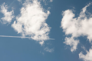 airplane flying in the sky