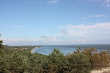 view from the beach