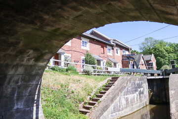 View of Lock side cottages 