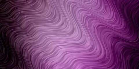 Light Purple vector texture with curves. Colorful geometric sample with gradient curves.  Pattern for websites, landing pages.