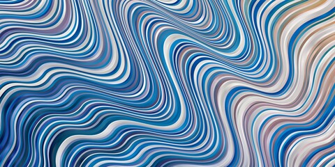Light Blue, Yellow vector backdrop with curves. Bright sample with colorful bent lines, shapes. Best design for your ad, poster, banner.