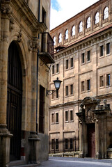 Salamanca  down town city sight architecture buildings and streets   