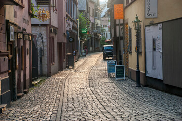Landscape photographed in Frankfurt Am Main, Germany. Picture made in 2009.