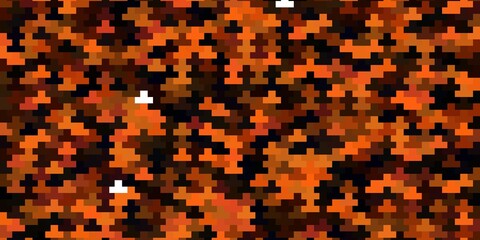 Dark Orange vector layout with lines, rectangles. Colorful illustration with gradient rectangles and squares. Template for cellphones.