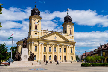 Scenic view of Debrecen main square