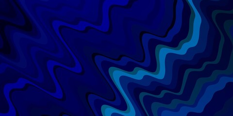 Dark Pink, Blue vector pattern with curves. Abstract illustration with gradient bows. Pattern for websites, landing pages.