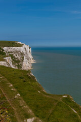 Fototapeta na wymiar View at white cliffs of Dover, Great Britain