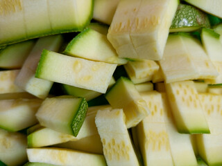 slices of zucchini