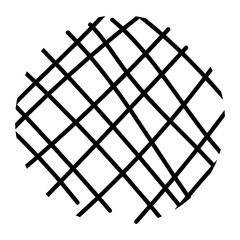 Black vector brush strokes collection. Black elements on a white background