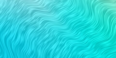 Light Blue, Green vector background with bent lines. Abstract illustration with bandy gradient lines. Best design for your ad, poster, banner.