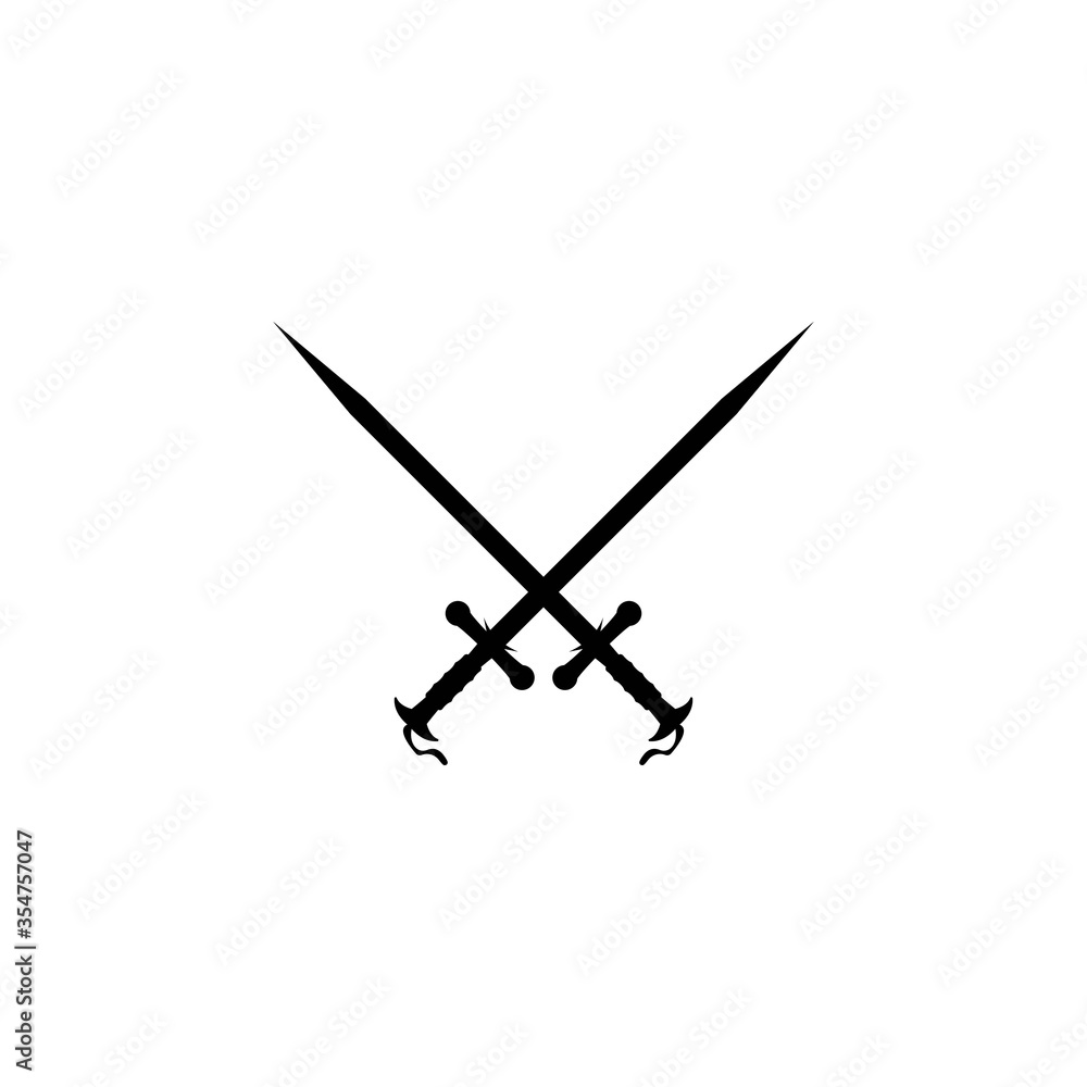 Poster sword logo