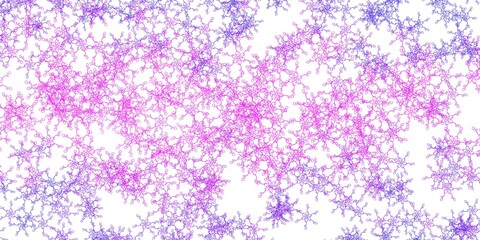 Light Purple, Pink vector background with curved lines.