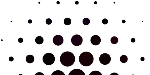 Light Pink, Red vector template with circles. Colorful illustration with gradient dots in nature style. Pattern for business ads.