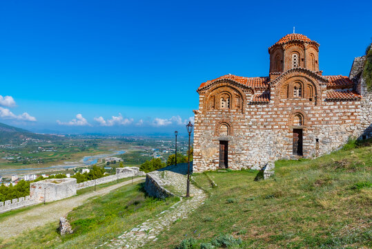 Holy Trinity church at the Berat castle in Albania
