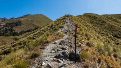 Hiking path in the mountains