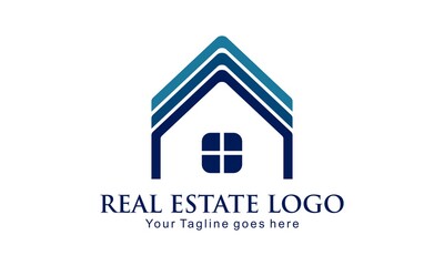 Real estate illustration vector logo design