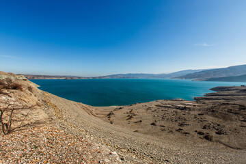 Sulak canyon. Chirkeyskaya HPP.Nature Of The Caucasus. Dagestan, Russia.