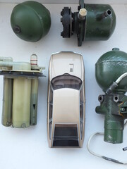 hydropneumatic parts and citroen model car