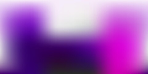 Dark Purple vector blurred background.