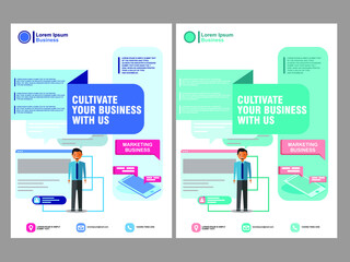 modern business infographic template