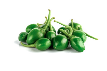 Green Hot Chili Pepper Round Cherry Bomb Chilli or Chile