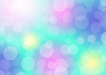 pastel bokeh lights background. illustration vector.