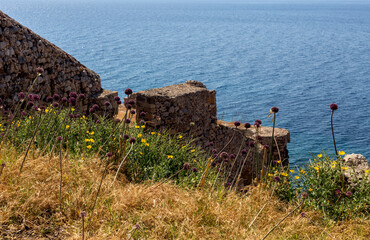 Fortified City Monemvasia (Laconia, Greece, Peloponnese)