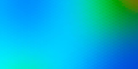 Light Blue, Green vector background with rectangles. Colorful illustration with gradient rectangles and squares. Pattern for commercials, ads.