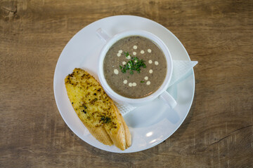 Mushroom soup.