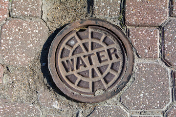 Small water manhole cover