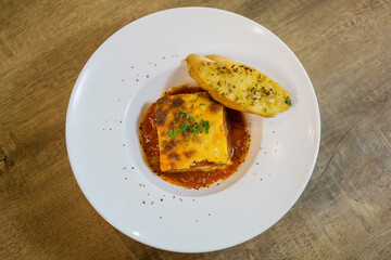 Beef lasagna