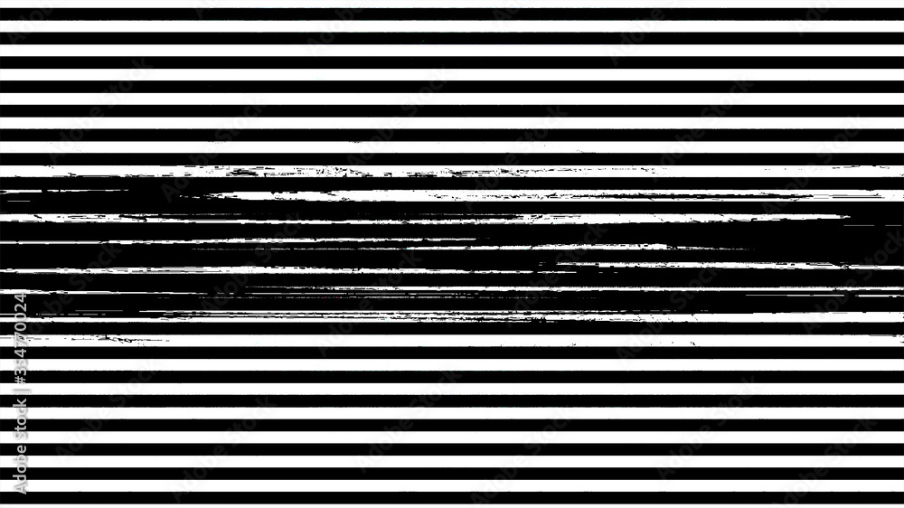 Aufkleber digital noise screen no signal glitch lines scratch abstract background