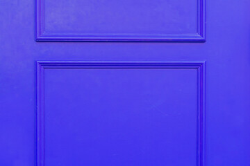 Closeup of dark blue door