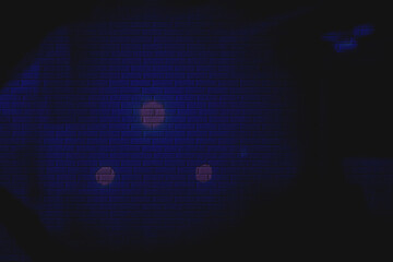 Blue and black brick background
