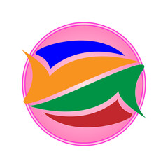 Illustration vector graphic of Abstract logo. Minimalis logo design. Creative logo. Beautiful and simple element