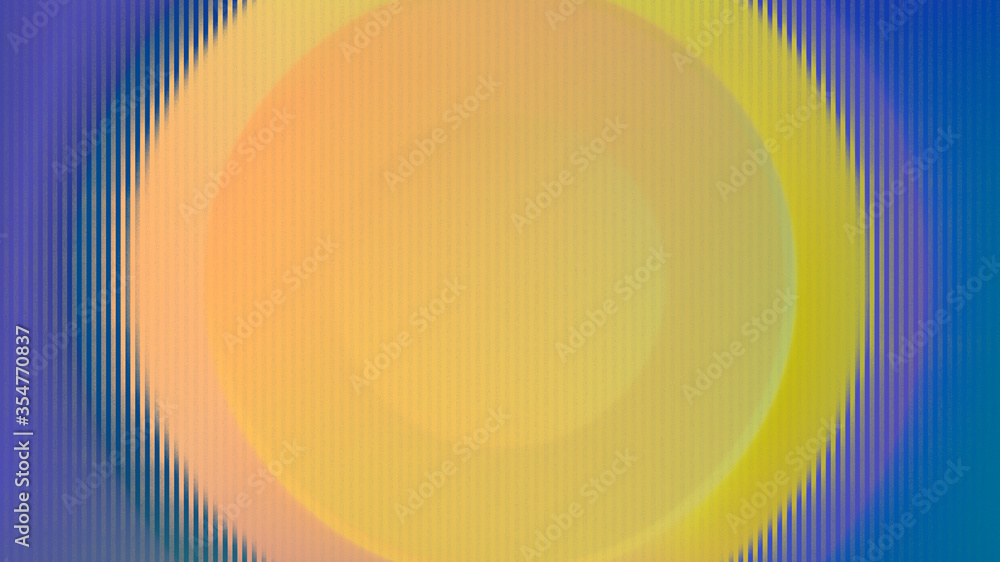 Poster glow circle shape with grid scan lines screen colored trendy sphere motion background