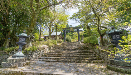 英彦山神宮銅鳥居(かねのとりい)  福岡県田川郡添田町大字英彦山